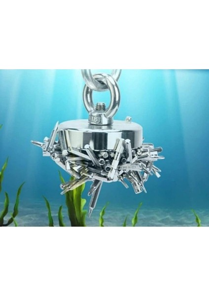Alt Çap: 4,8 cm Halkalı Neodyum Pot Mıknatıs Fishing Magnet, Kurtarma Mıknatısı Pot 48 fırsatları