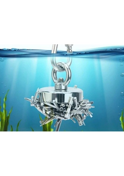 Alt Çap: 4,8 cm Halkalı Neodyum Pot Mıknatıs Fishing Magnet, Kurtarma Mıknatısı Pot 48 indirimleri