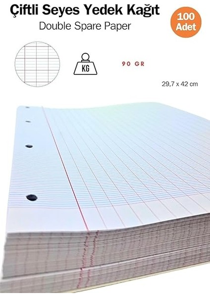 Fransız Seyes Çiftli Yedek (Double Paper) 100'LÜ fiyatları