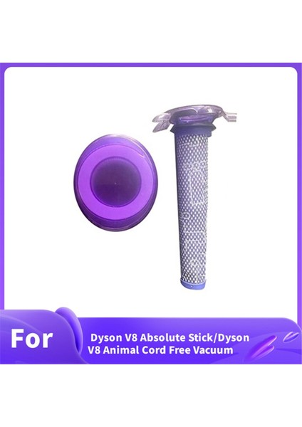 Dyson V8 Absolute Stick/v8 Hayvan Kordonsuz Elektrikli Süpürge Ön Filtre Arka Filtre Için Filtre Yedek Parçaları (Yurt Dışından) modelleri