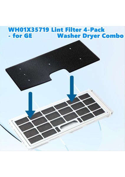 PFQ97HSPVDS Modelleri Için Kurutucu Filtre Değişimi WH01X35719 Ge Profil Yıkama Kurutucu Kombinasyonları Kurutucu Lint Filtresi Için Filtre (Yurt Dışından) modelleri