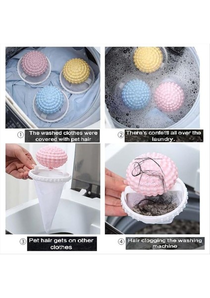 Çamaşırhane Için Evcil Hayvan Kılları Çıkarma, Köpek Saçı Çıkarma, Çamaşırhane Evcil Hayvan Saç Yakalayıcı, Yüzen Saç Filtreleme Örgü Çıkarma Paket (Yurt Dışından) indirimleri