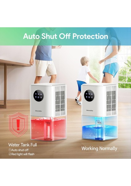 1700ML Hava Nem Alma Cihazı Sessiz Nem Alma Cihazları Ev 7 Renkli LED Zamanlayıcı ve Yatak Odası / Banyo Için Otomatik Kapanma Ab Tak (Yurt Dışından) fırsatları