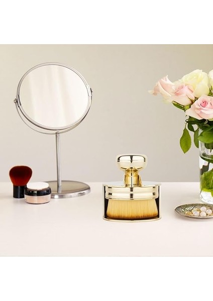 Profesyonel Geniş Pratik Tutma Saplı Gold Büyük Fondöten Yayma Fırçası fırsatları