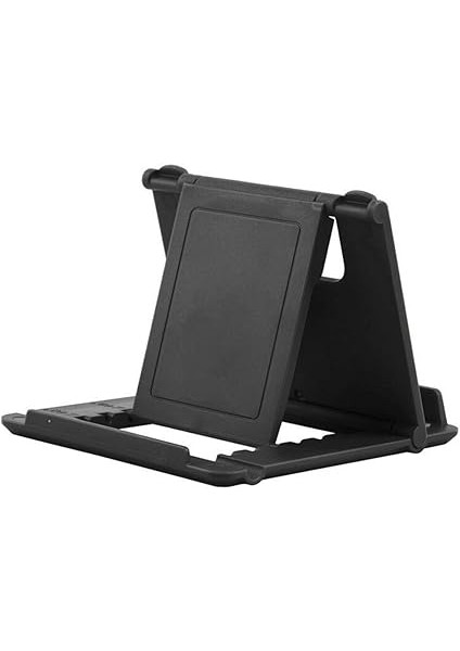 Univarsal Masa Üstü Tablet Standı 5 Farklı Açıda Ayarlanabilir Yan Veya Düz Konum Alabilen, Telefon ve Tablet Standı Fold Stand (Siyah). fırsatları