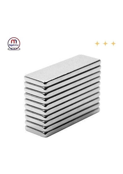 Magneteksan Güçlü Neodyum Blok Mıknatıs - 30X10X2 mm (10'lu) fiyatları