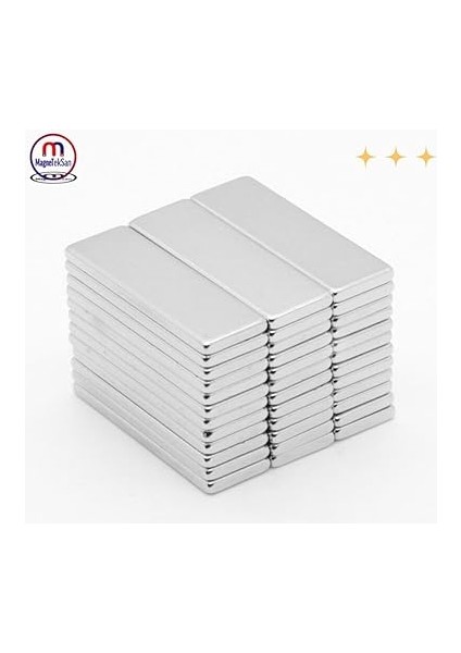 Magneteksan Güçlü Neodyum Blok Mıknatıs - 30X10X2 mm (10'lu) fırsatları