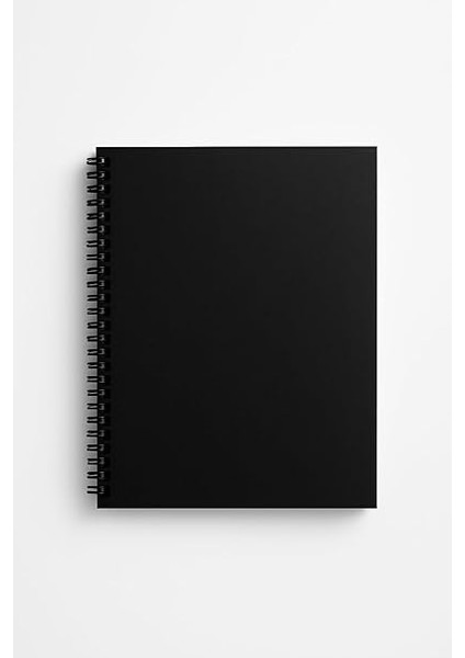Tanıtım Kareli Spiralli Not Defteri, A5 Boyut (15X21 Cm), 60 Yaprak, 90GR. Ivory Kağıt, Ofis Için Ideal (Siyah Kapak) modelleri