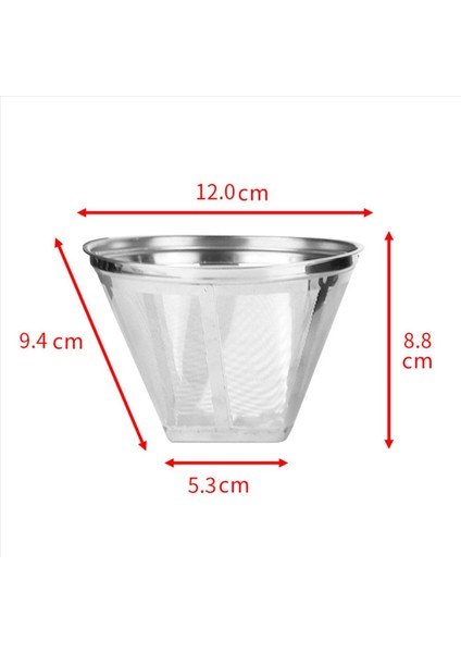 2x Kahve Filtresi Kahve Makinesi Yeniden Kullanılabilir Paslanmaz Çelik 4 Koni Kahve Filtreleri Ninja Kahve Makinesi Aksesuarları (Yurt Dışından) fiyatları