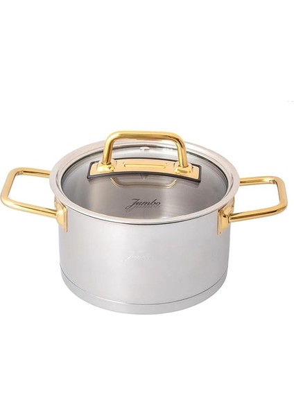 Assos Midi 3'lü Titanyum Gold Tencere Seti modelleri