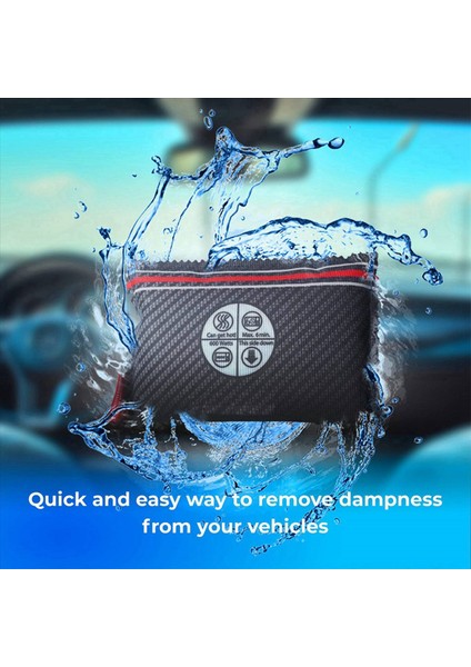 2x Araba Nem Alma Cihazı Büyük Kurutma Çantası Yeniden Kullanılabilir Silikon Nem Emici Çok Fonksiyonlu Silikon Dolap Ayakkabı Dolabı (Yurt Dışından) modelleri