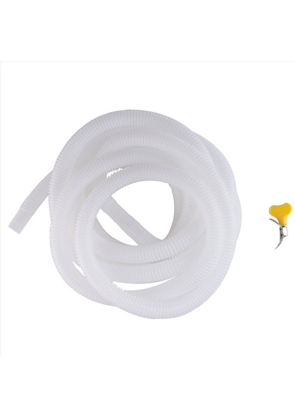 4x Nem Alma Cihazı Tahliye Hortumu 13FT Esnek Tahliye Hortumu Kesilebilir Kauçuk Adaptör ve Bağlantı Kelepçe Hortumunun Değiştirilmesi (Yurt Dışından) fiyatları