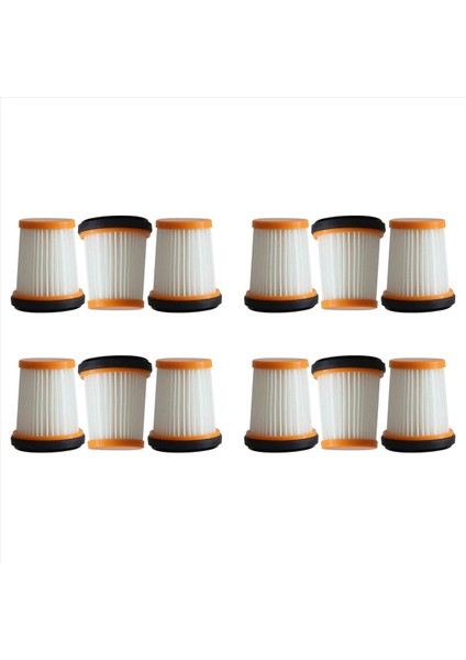 Shark WV200EU WV251EU Akülü El Elektrikli Süpürge Için 12X Yedek Filtre (Yurt Dışından)