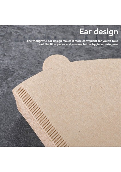 100 Adet Tek Kullanımlık Kahve Kağıdı Filtreleri Yedek Filtre Kağıdı El Damla Fan Şeklinde Filtre Pot Huni Filtresi (Yurt Dışından) indirimleri