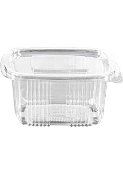 Plastik Sızdırmaz Kap 500 gr cc Kullan At Tek Kullanımlık Plastik Kapaklı Kase 100 Adet
