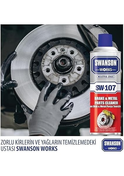 Swanson Works Fren Disk ve Balata Nel Metal Temizleme Sprey 500 ml fiyatları