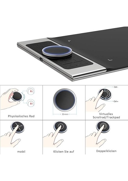 Deco Pro Medium 15 x 8 Inç Grafik Tableti Kalem Tablet Mobil Grafik Tableti 7 mm Kalınlık 8 Tas 41287 indirimleri