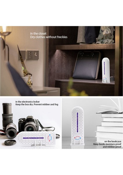 6x Mini Hava Kurutucu Banyo Yatak Odası Nem Alma Geri Dönüşümlü Nem Emici Dolap Taşınabilir Kapalı Nem Alma Cihazı (Yurt Dışından) indirimleri