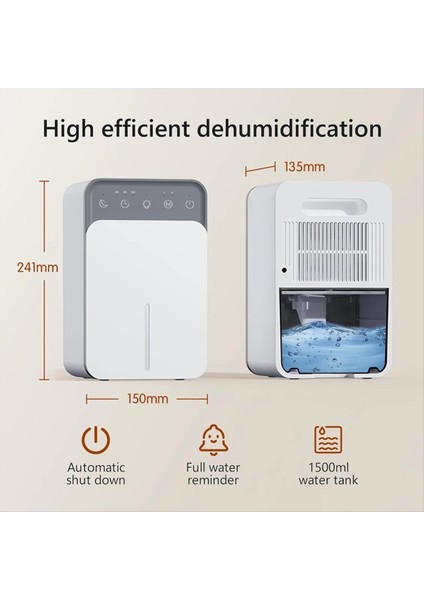 Yatak Odası Nem Kontrolü Için Koku Gici Nem Emici Kalıp Giciye Sahip Akıllı Taşınabilir Nem Alma Cihazı (Ingiltere) (Yurt Dışından) fiyatları