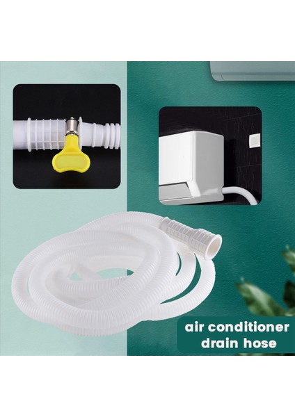 4x Nem Alma Cihazı Tahliye Hortumu 13FT Esnek Tahliye Hortumu Kesilebilir Kauçuk Adaptör ve Bağlantı Kelepçe Hortumunun Değiştirilmesi (Yurt Dışından) indirimleri