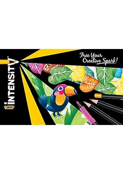 Intensity Birinci Sınıf Keçeli Kalem, Yetişkinler ve Çocuklar Için, 24 Renkte, Konforlu Kauçuk Sap ve Sağlam Uç fırsatları