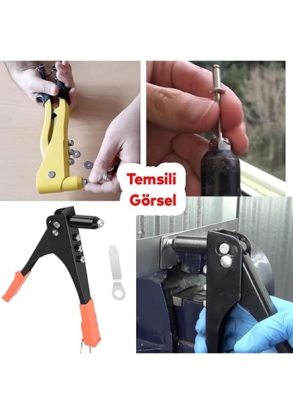 Emg Perçin Tabancası Profesyonel Pop Çelik Perçin Tabancası 24 cm indirimleri