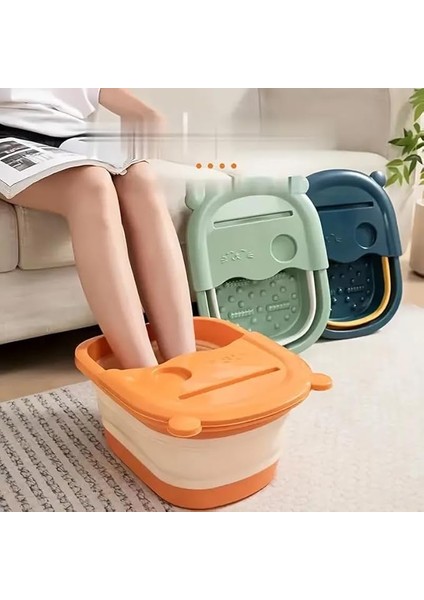 Etkili Katlanır Ayak Bakım Leğeni Ayak Bakım Kovası Ayak Yıkama Leğeni Pedikür Leğeni