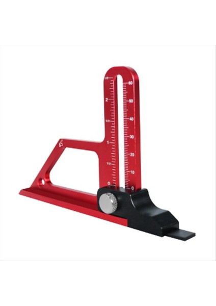 0-60MM Ayarlanabilir Tablo Testere Derinlik Göstergesi Alüminyum Alaşım Ölçüm Göstergesi Bıçak Yönlendirici Bitleri Yükseklik (Yurt Dışından)