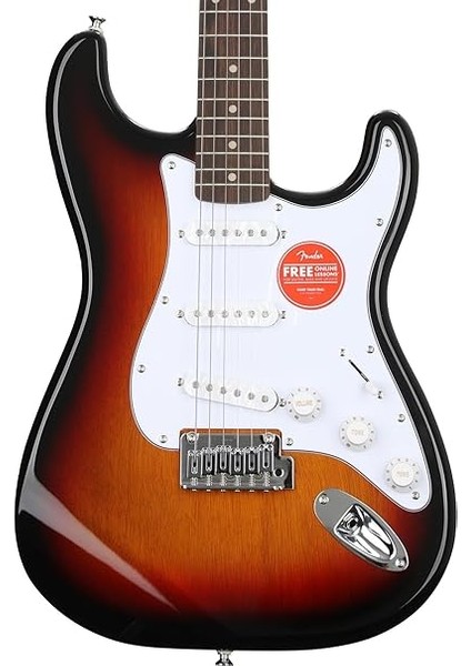 Squier Affinity Series Stratocaster 3-Color Sunburst - Indian Laurel Elektro Gitar fırsatları