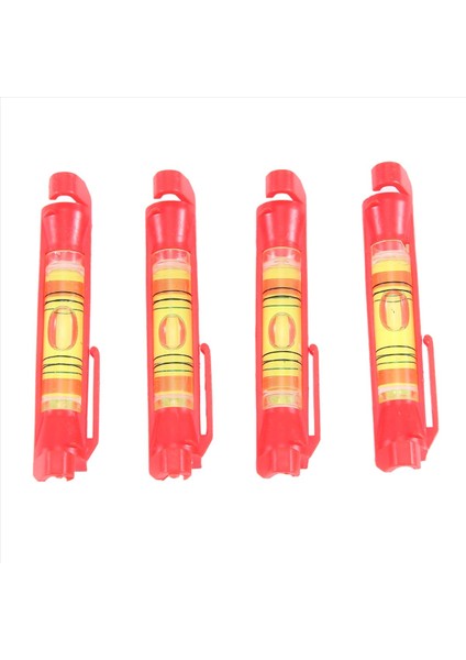 4pcs Dize Seviye Asma Çizgi Kabarcık Seviyeleri Derleme Bina Ticareti Tuğla Oyun Vb (Kırmızı) (Yurt Dışından)