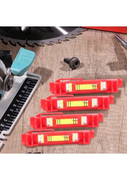 4pcs Dize Seviye Asma Çizgi Kabarcık Seviyeleri Derleme Bina Ticareti Tuğla Oyun Vb (Kırmızı) (Yurt Dışından) indirimleri