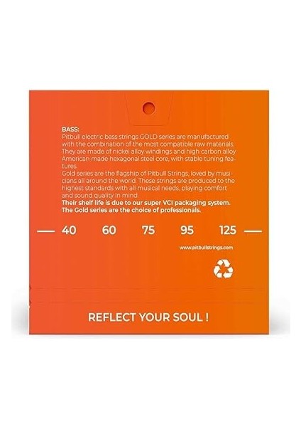 Strings Gold Series Geb-5 Sl Super Light Takım Tel 5 Telli Bas Gitar Teli 040-125 fiyatları