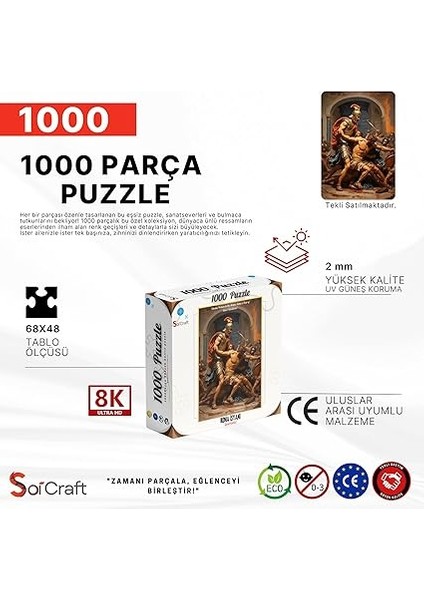 Craft Roma Isyanı 1000 Parça Puzzle Sanat Temalı modelleri