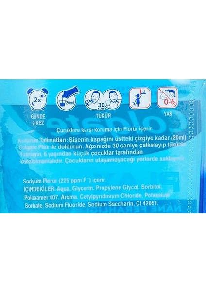 Plax Ağız Bakım Suyu Nane Ferahlığı, Mavi, 250 ml modelleri