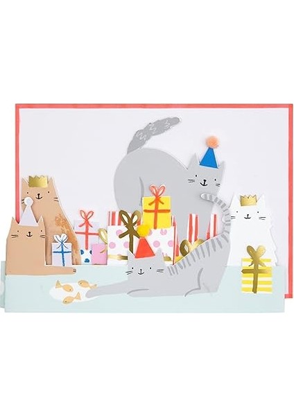 Meri Kedi Tebrik Kartı fiyatları