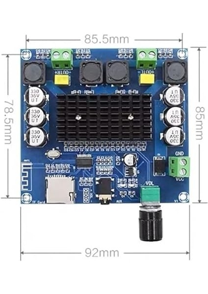 2 x 100W Bluetooth 5.0 Amfi Devresi TDA7498 Tf Kart XH-A105 fiyatları