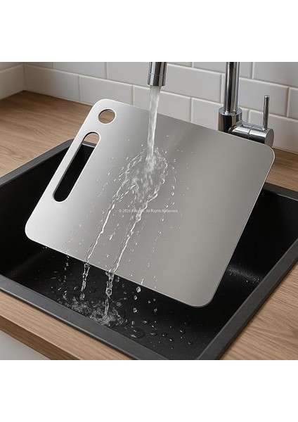 Paslanmaz Çelik Kesim Panosu, Metal Kesme Tahtası, 304 Kalite Çelik, Hijyenik ve Dayanıklı, 34 x 24 Cm, Bıçak Dostu Tasarım, Kolay Temizlenebilir, Mutfak ve Profesyonel Kullanım Için Ideal fiyatları