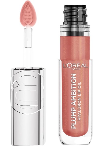 Paris Plump Ambition Hyaluron Lip Oil Besleyici ve Nemlendirici Dudak Parlatıcısı - 650 Nude Macaron