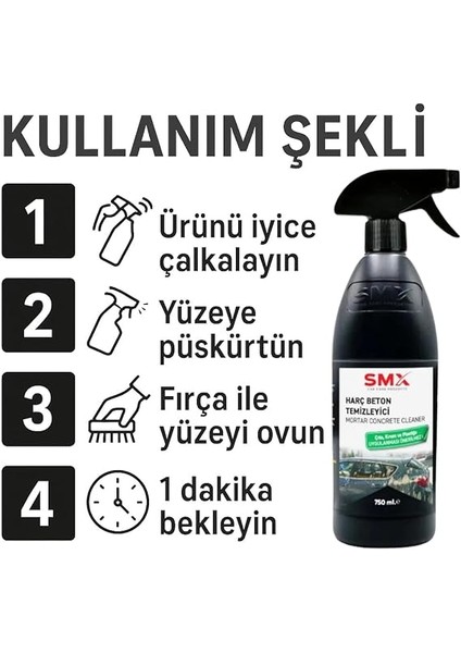 Araç Harç Beton Temizleyici (750 Ml) fiyatları