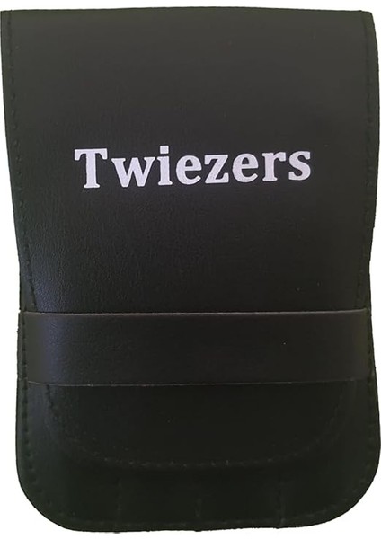 Deri Çantalı 4'lü Paslanmaz Çelik Cımbız Seti - Siyah/siyah TWZSET4001 modelleri