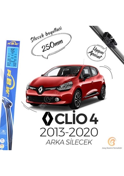 Arka Silecek Renault Clio 4 2012-2020 ile Uyumlu