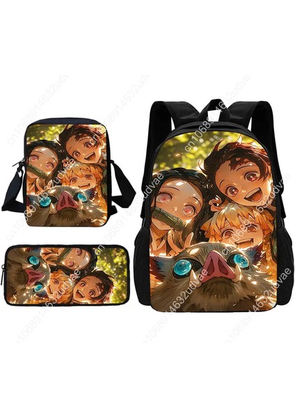 Demon Slayer ： Kimetsu Hayır Yaiba Çocuk Okulu Sırt Çantası Omuz Çantası Kalem Çantaları Erkek Kızlar Için Okul Çantaları En Iyi Hediye Rolor: TZ-213HJJ45A8 (Yurt Dışından)
