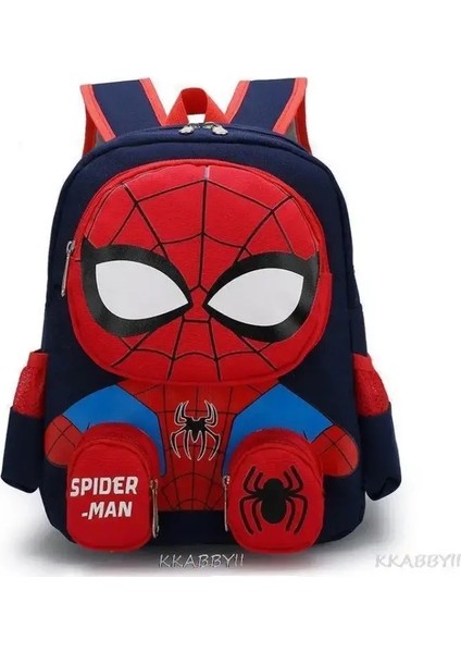 Sırt Çantası Örümcek Adam Çocuk Karikatür Anime Anaokulu Çantası 3-6 Yıllık Okul Çantaları Öğrenci Travle Çanta Kızlar Erkek Okul Çantaları Renk: 2bso (Yurt Dışından)