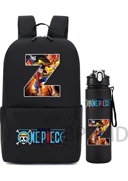 2pcs/set Tek Parça Sırt Çantası Erkek Kız Okul Öğrencisi Sırt Çantası Erkek Sırt Çantası 750ML Açık Spor Su Şişesi 26 Harfler Mini Bagscolor: 0112158 (Yurt Dışından)