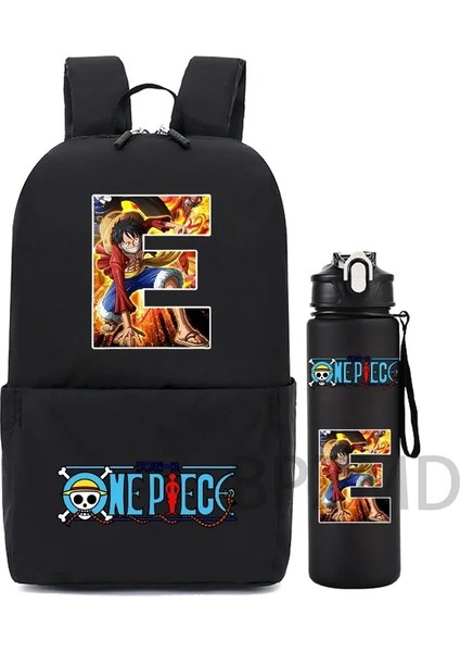 2pcs/set Tek Parça Sırt Çantası Erkek Kız Okul Öğrencisi Sırt Çantası Erkek Sırt Çantası 750ML Açık Spor Su Şişesi 26 Harfler Mini Çantalar Renk: 0112137 (Yurt Dışından)