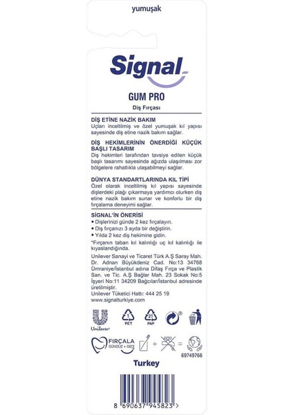 Nazik Diş Eti Bakımı 2'li Yumuşak Diş Fırçası modelleri