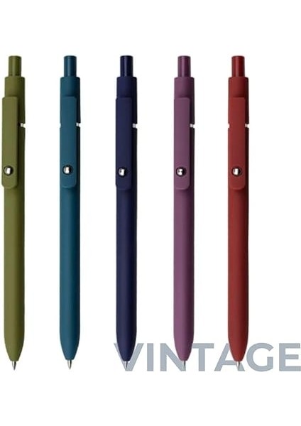 Mavi Mürekkepli Tükenmez Piloting Jel Kalem 5li Vintage Renk Mavi Mürekkep Jel Kalem modelleri