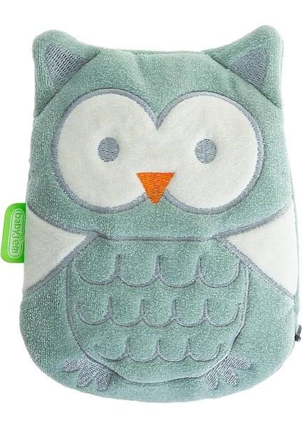 Kiraz Çekirdekli Baykuş Kadife Gaz Yastığı/yeşil