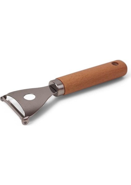 Ahşap Saplı Çok Fonksiyonlu Paslanmaz Çelik Patates Soyucu Meyve Sebze Soyucu, Pratik Elma ve Havuç Soyma Aleti modelleri