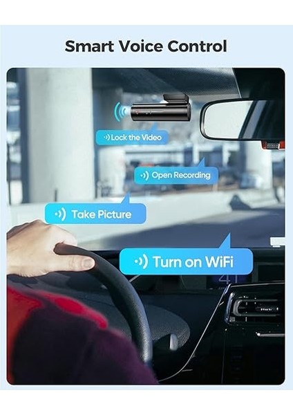 1296 P Çizgi Kamı, Wifi Mini Gizli Araba Kamera Ile, Gece Görüşlü Ses Kontrolü Araç Kaydedici, Wdr, Döngü Kayıt, G-Sensor, Süper Kapasitör (M300) indirimleri